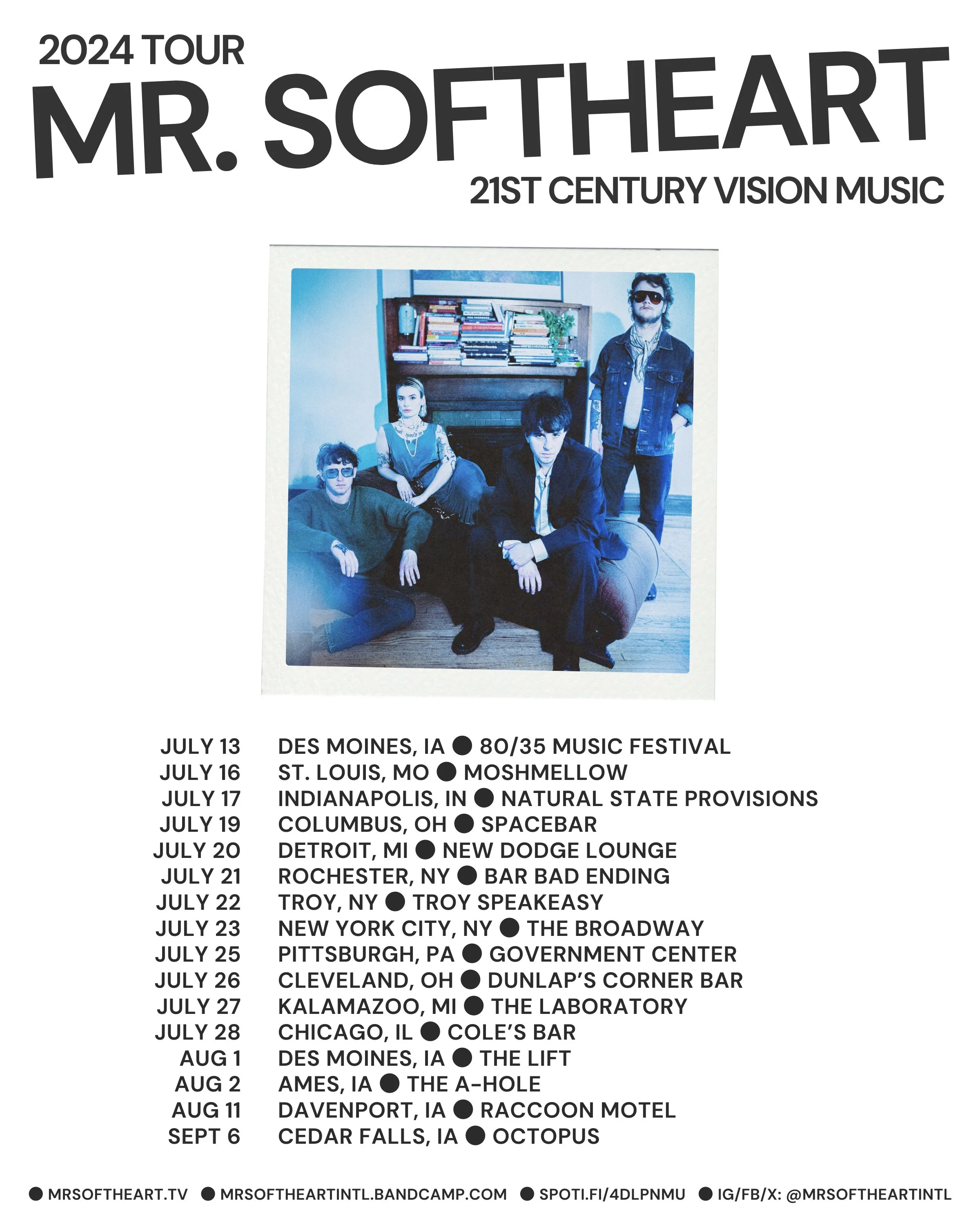Mr. Softheart – Live Concerts and Tour Dates — Mr. Softheart